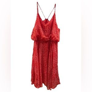 Leith Smocked Midi Dress